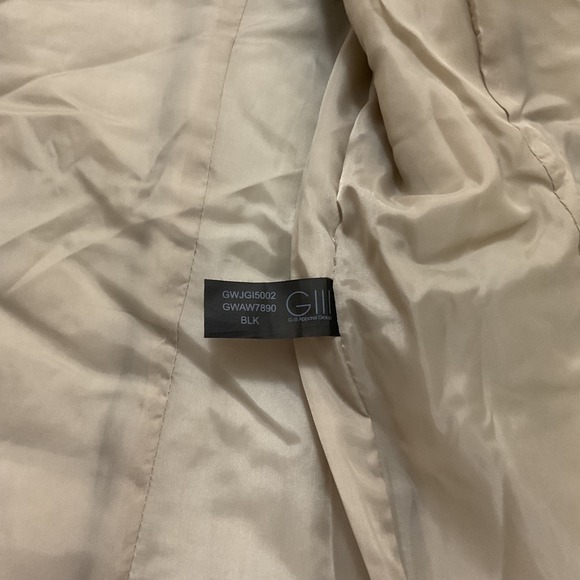 GH Bass Co Womens Puffer Vest Faux Fur Collar Quilted Zip Front Herringbone - Picture 6 of 9